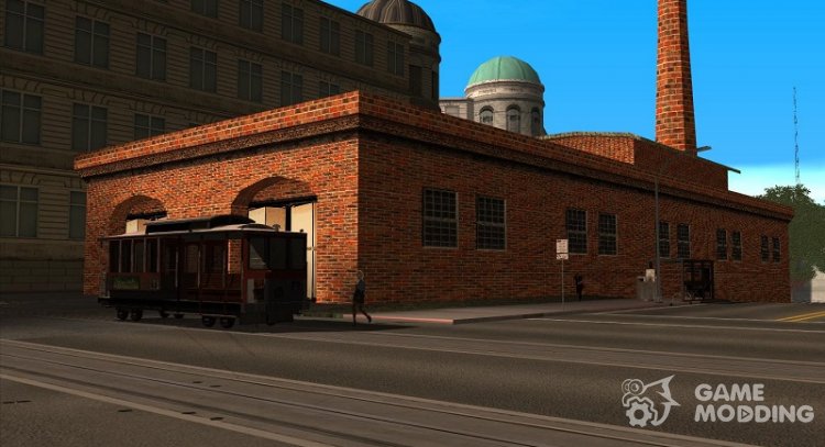 SF The Base Of The Tram Fix для GTA San Andreas