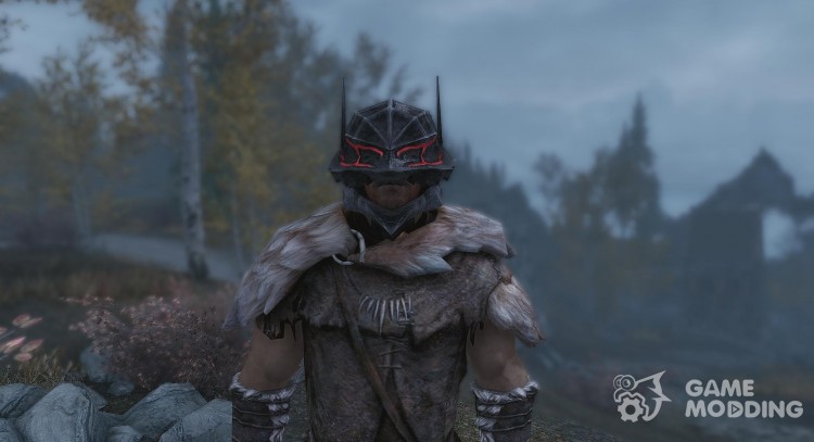 Berserker Wolf Helmet para TES V: Skyrim