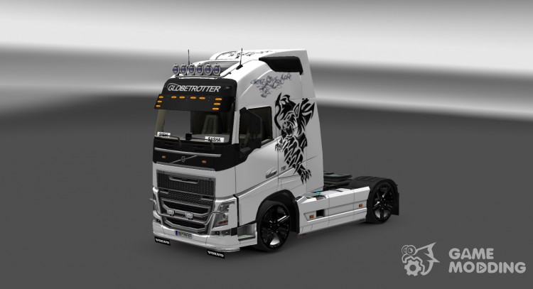 Skin Volvo FH 2012 Wolf для Euro Truck Simulator 2