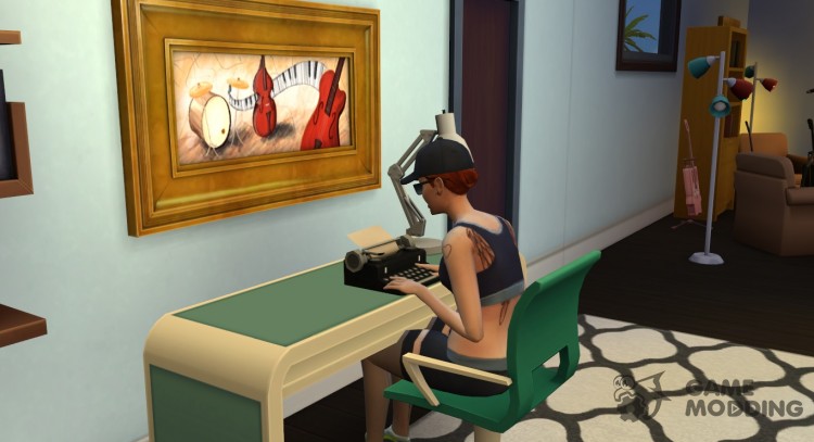 Máquina de escribir para Sims 4