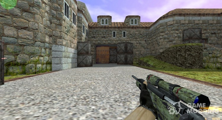 Scout Woodland Camo for Counter Strike 1.6