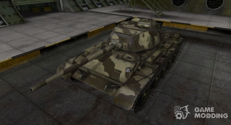 El desierto de skin para el T-44 para World Of Tanks