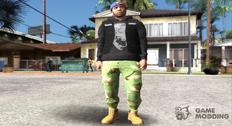 Skin Random Pack 245 (Outfit BikerB) para GTA San Andreas
