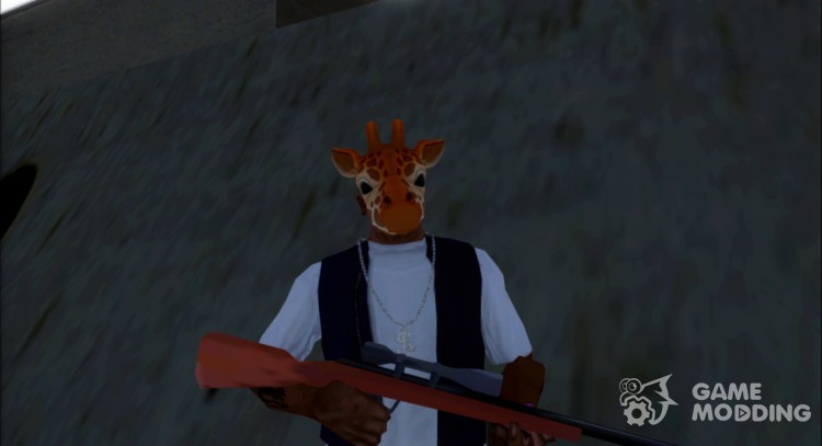 Good mask giraffe for GTA San Andreas