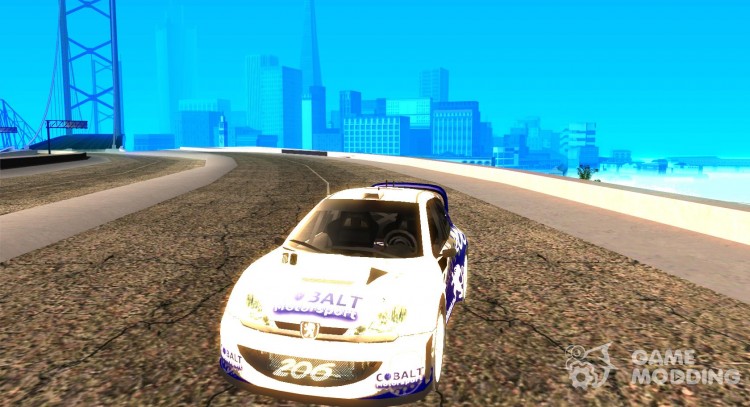 Peugeot 206 WRC from Richard Burns Rally for GTA San Andreas