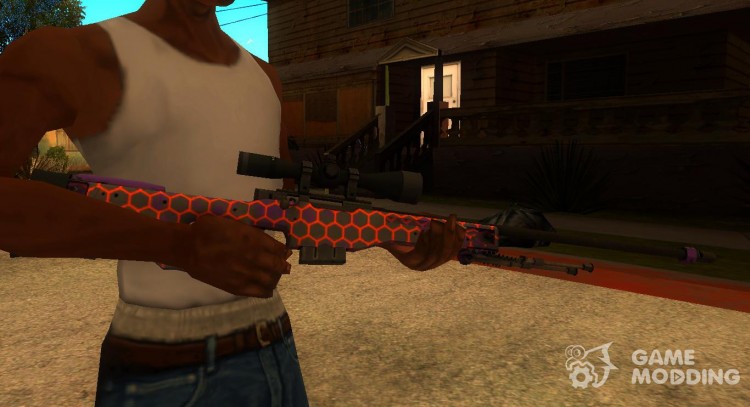 AWP electric Beehive from CS: GO for GTA San Andreas