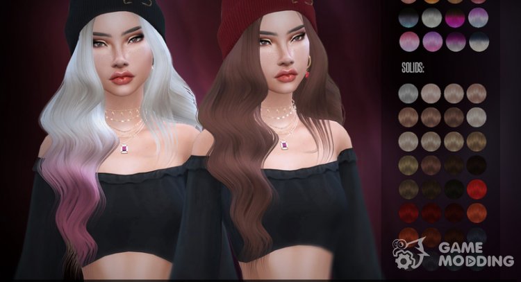 Hair By Leah Lillith for Sims 4