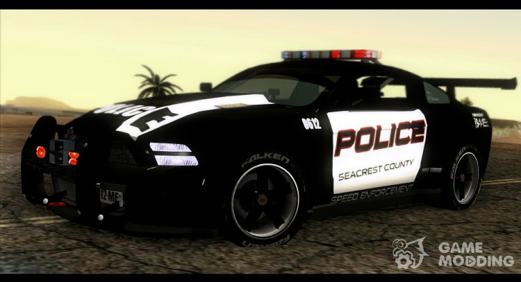 Ford Mustang GT-R Police para GTA San Andreas