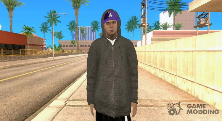 Зимний пед в капюшоне для GTA San Andreas