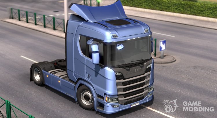 Low deck chassis addon for Scania S&R Nextgen для Euro Truck Simulator 2