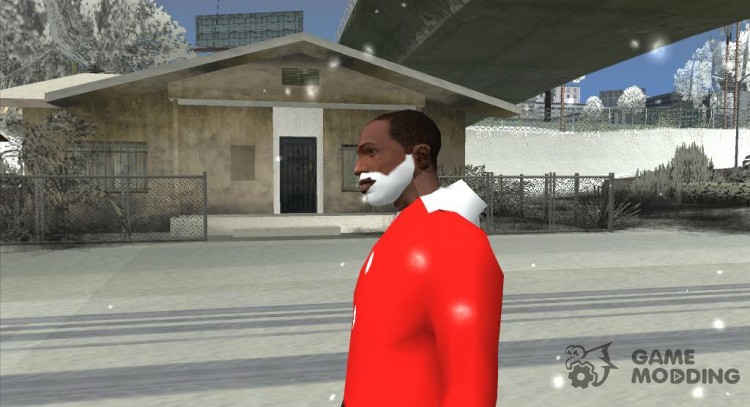 White beard Santa Claus for GTA San Andreas