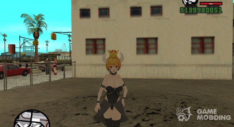 Cutie Bowsette for GTA San Andreas