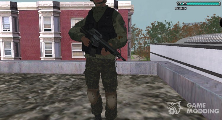 Soldier from the battalion Vostok for GTA San Andreas