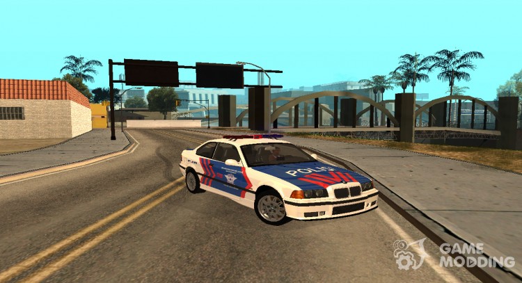 BMW M3 Police Indonesia para GTA San Andreas