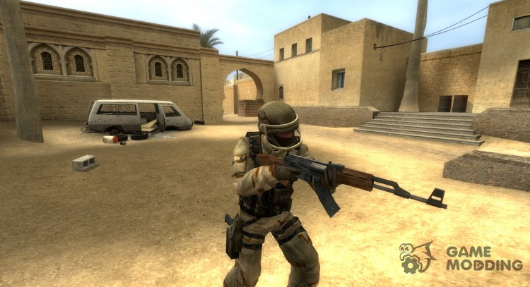DarkElfa в пустыне ОГНЖ для Counter-Strike Source