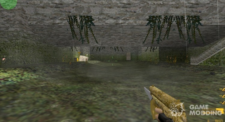 P228 Gold with Knife for Counter Strike 1.6