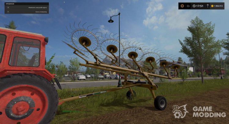 El Segador De Vermeer Hay Rake para Farming Simulator 2017