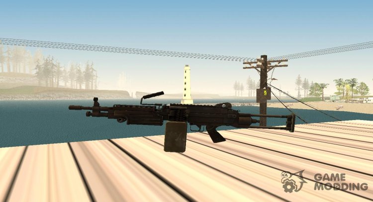M249 (VAGANCIA) для GTA San Andreas