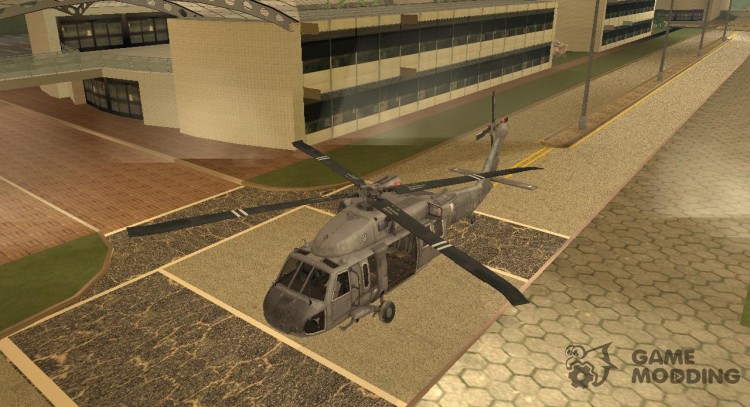 UH-60 Black Hawk Modern Warfare 3 для GTA San Andreas