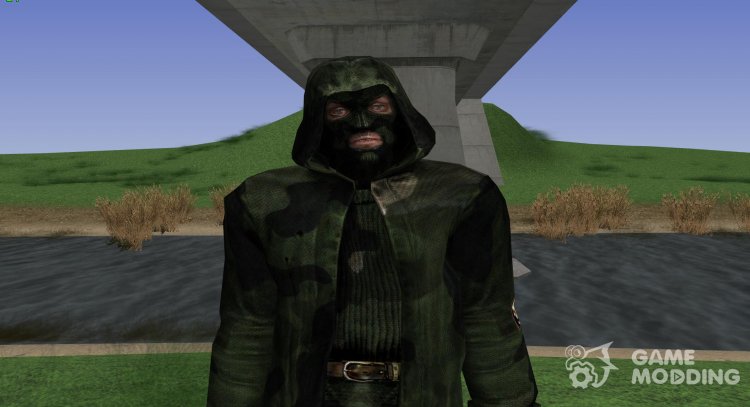 Miembro de la agrupación Suicidas en la capa de S. T. A. L. K. E. R v.1 para GTA San Andreas