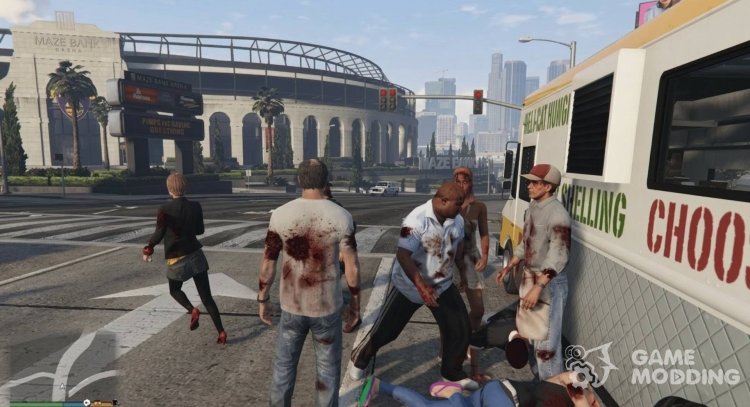 The Zombie Infection 2.7 for GTA 5