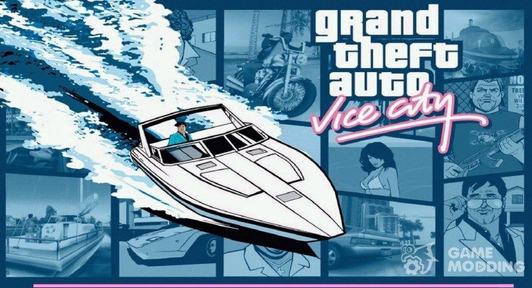 Loading screens from Arts for GTA Vice City