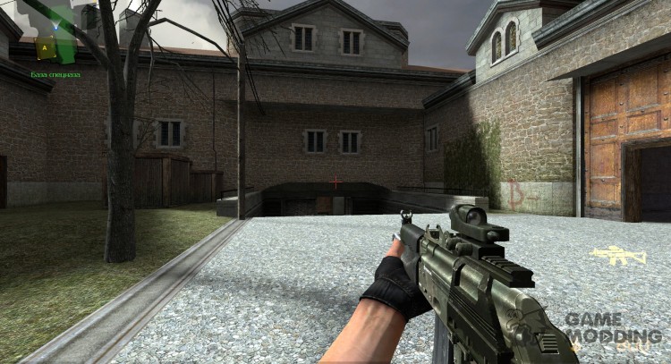 Battlefield2 АК 74U - для SiG552 для Counter-Strike Source