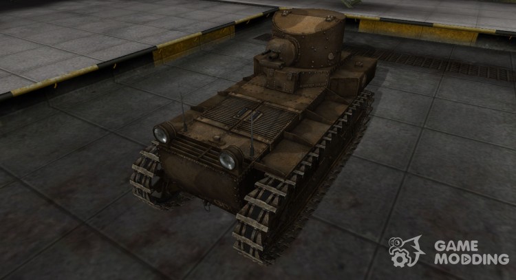 El skin al estilo de C&C GDI para T1 Cunningham para World Of Tanks
