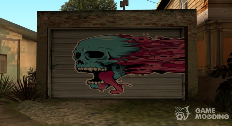 Рисунок на гараже HD для GTA San Andreas