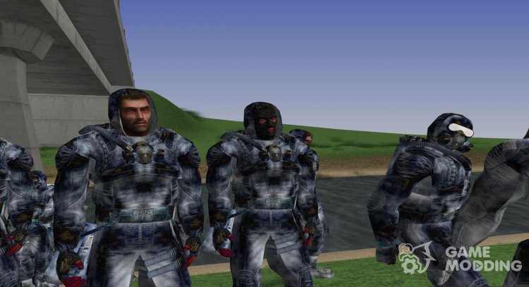 La agrupación de Viento de S. T. A. L. K. E. R para GTA San Andreas