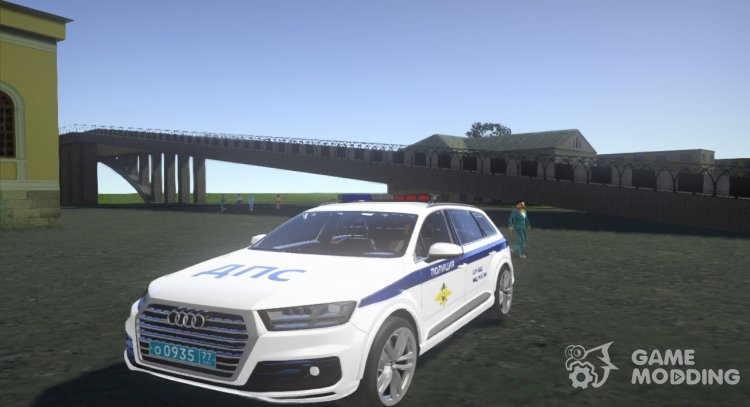 Audi Q 7 Полиция ДПС для GTA San Andreas