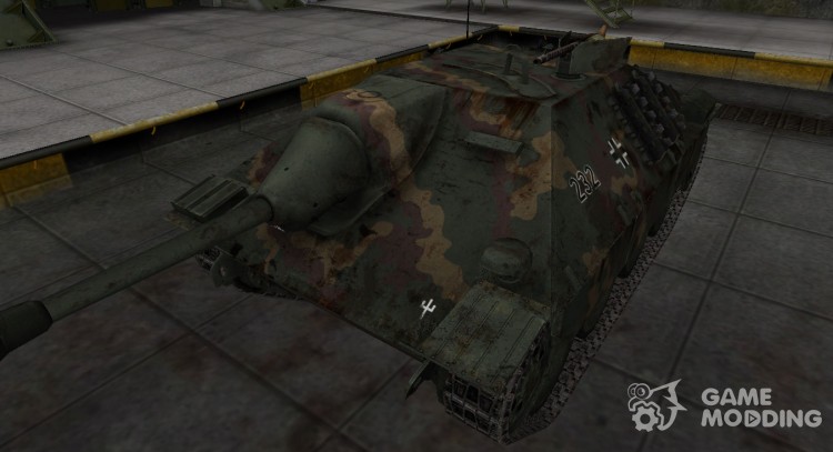 Casco de camuflaje Hetzer para World Of Tanks