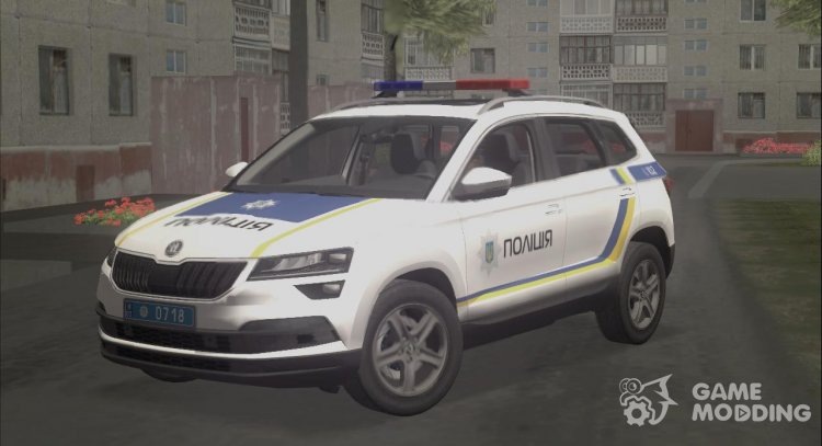 Skoda Karoq 2017 Полиция Украины для GTA San Andreas