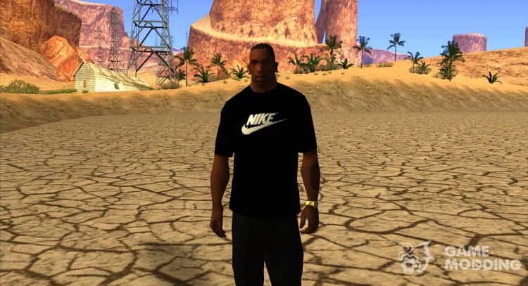Camiseta Nike para GTA San Andreas