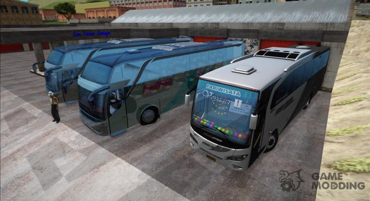 AdiPutro Bus Package for GTA San Andreas