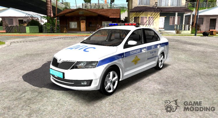 Skoda Rapid ABOUT traffic police for GTA San Andreas