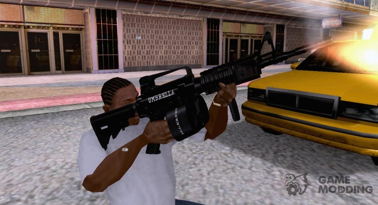 Umbrella's Machine Gun para GTA San Andreas