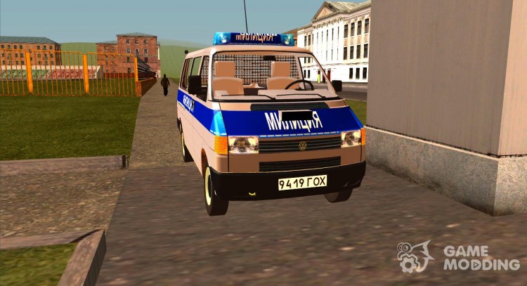Volkswagen Transporter T4 USSR Police for GTA San Andreas