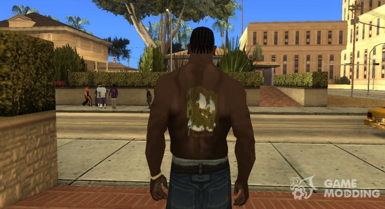 Bob Esponja Tattoo para GTA San Andreas