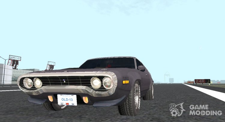Plymouth GTX Roadrunner 1972 Fate Of Furious 8 для GTA San Andreas
