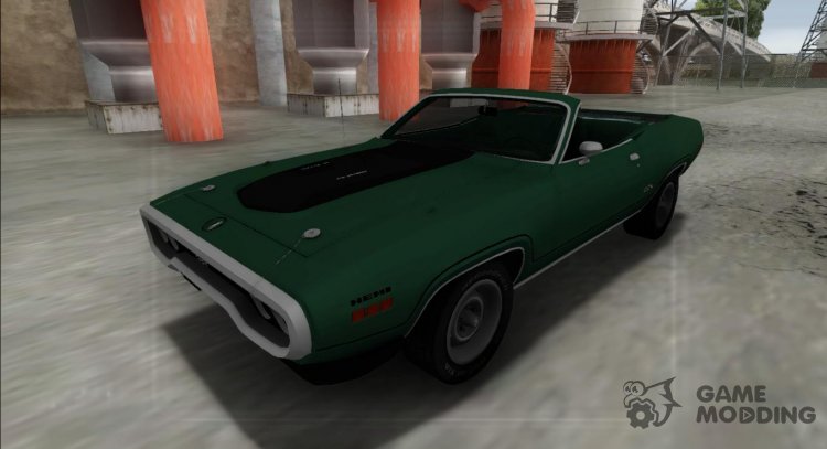 Плимут 1972 названием кабриолет для GTA San Andreas