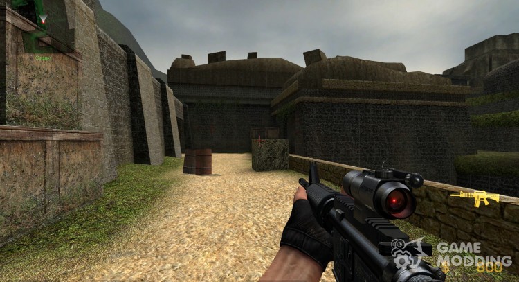 Ank/CJ M4A1 With Chumpchange's aimpoint for Counter-Strike Source