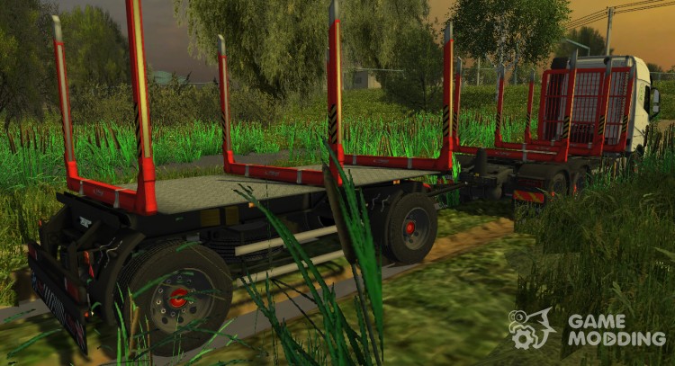 Fliegl Holzanhaenger TTM V1 для Farming Simulator 2013