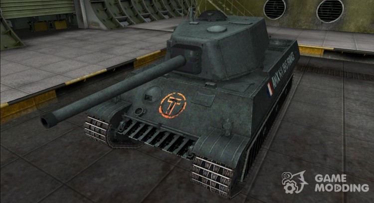 Skin for AMX M4 (1945) for World Of Tanks