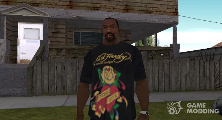Ed Hardy Rose shirt для GTA San Andreas