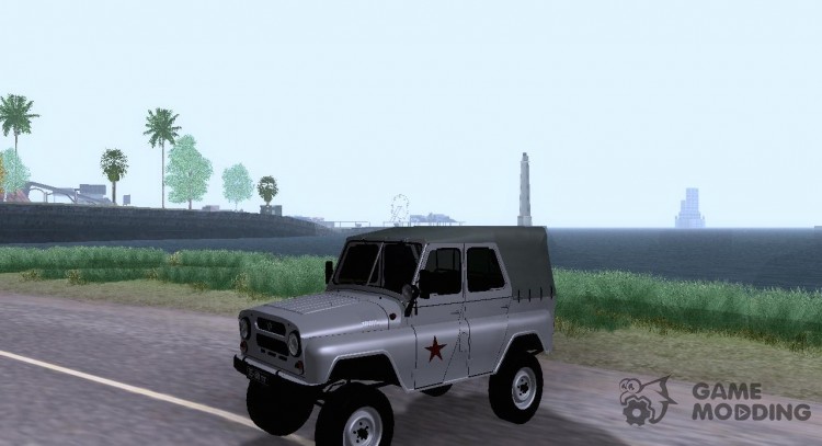 El uaz 469 Militar para GTA San Andreas