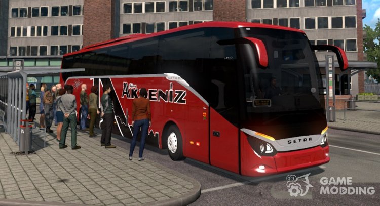 download euro truck simulator 2 bus mod terminal indonesia