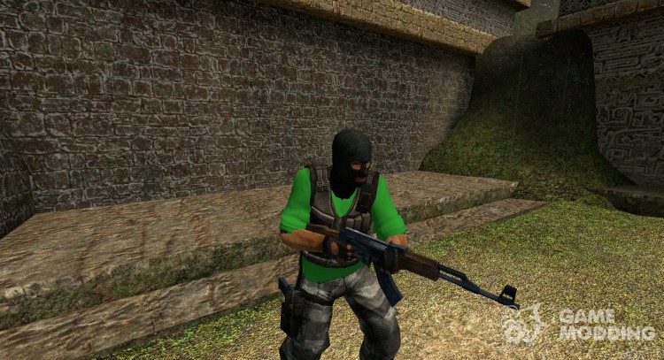 Green T-Shirt Terrorist. for Counter-Strike Source
