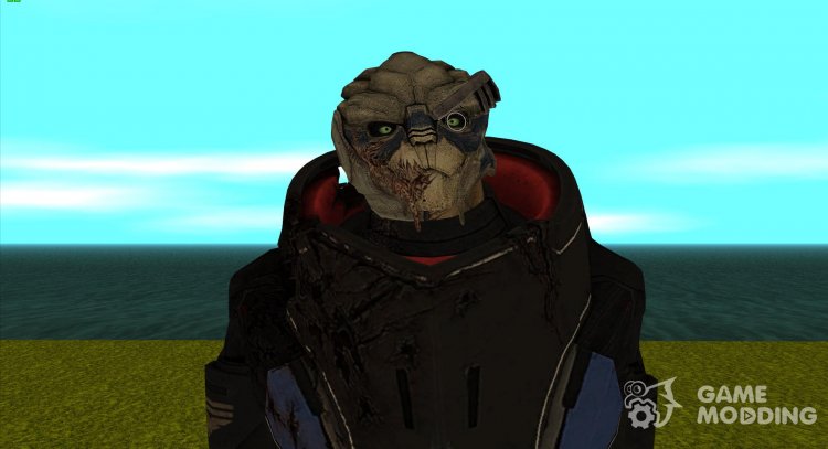 Herido Garrus Wakarian de Mass Effect 2 para GTA San Andreas