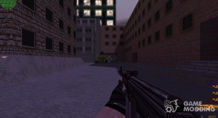 АК-47 двойной журнал на DMG в анимации для Counter Strike 1.6